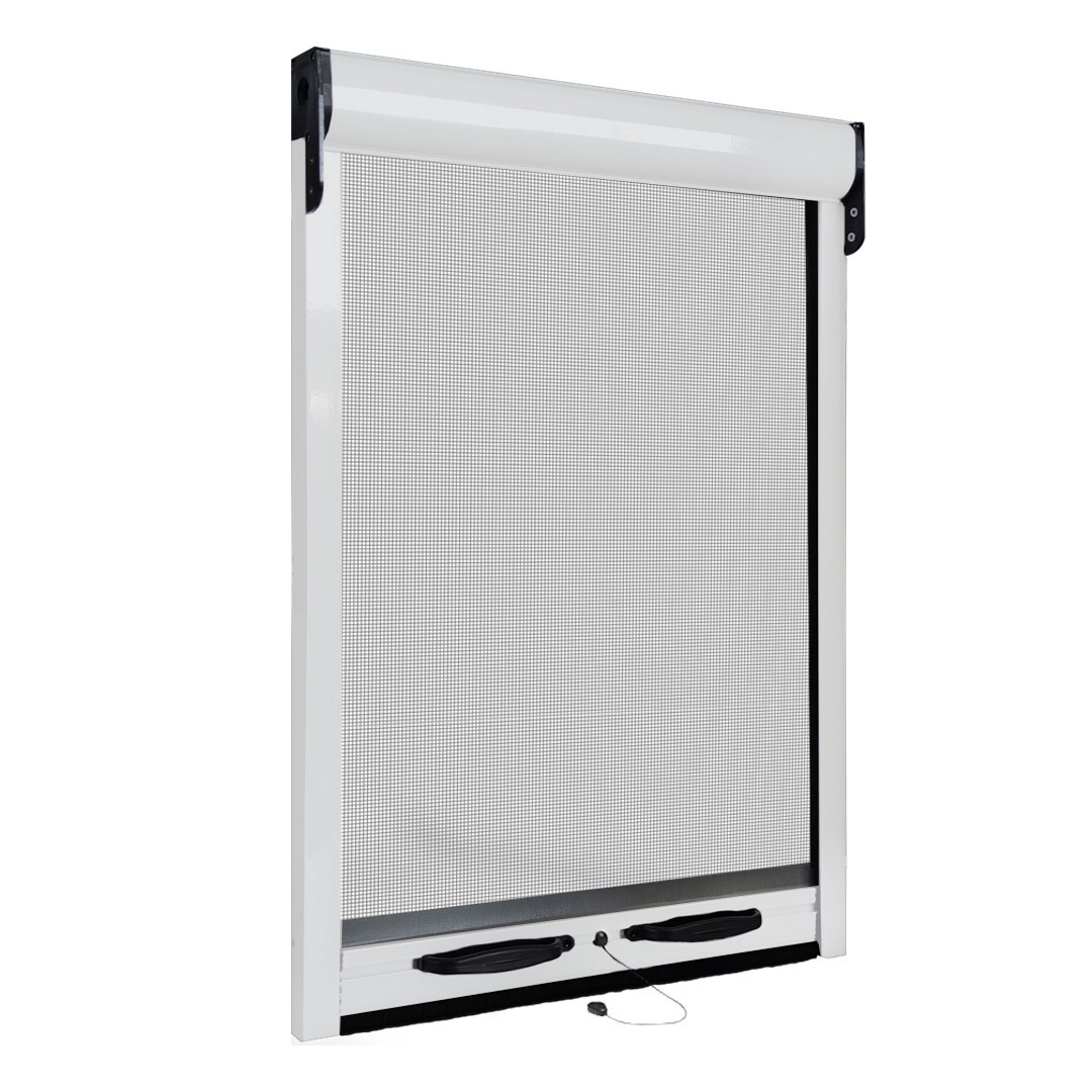Zanzariera Bianca 140x170 a Rullo per Protezione Bambini e Casa
