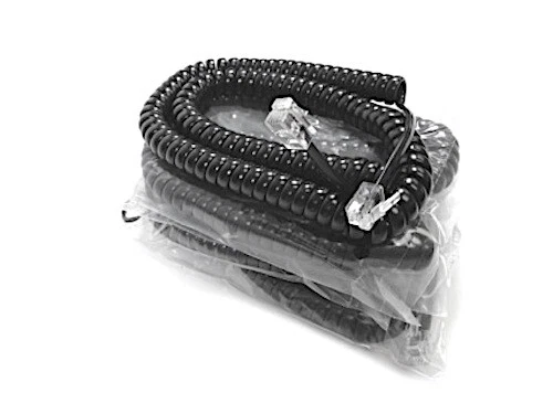 5 NUEVOS TELÉFONOS DE REPUESTO +12' CABLES RIZADOS NEGROS EURO AVAYA PARTNER TELÉFONO 18D Foto 4 de 4