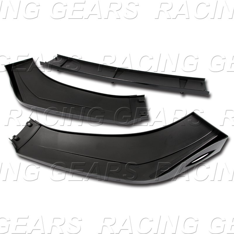 Lower Body Kit UNIVERSAL PAINTED WHITE FRONT BUMPER LOWER BODY KIT SPLITTER SPOILER ...
