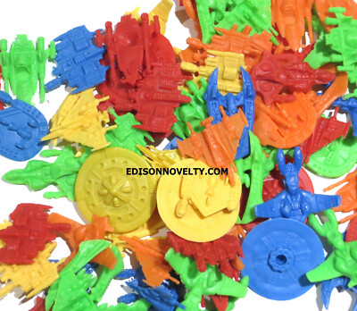 #ad One Gross 144 PVC Space Ships $11.99