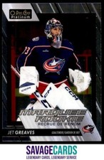 2023-24 O-Pee-Chee Platinum Marquee Rookies Jet Greaves RC #237 Columbus Blue