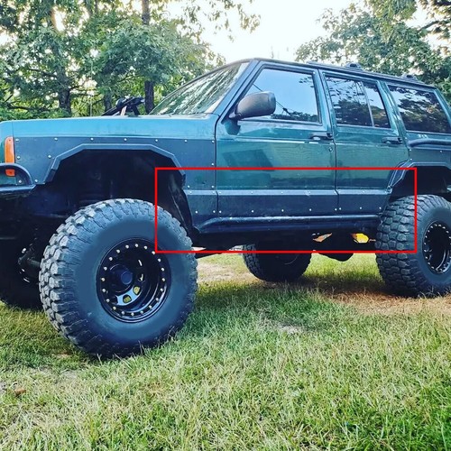 Brand New Lower Door Side Panel Armor For Jeep Cherokee XJ 4-Door 1984-2001 - Foto 6 di 12
