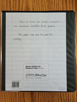 Handwriting Without Tears Paper