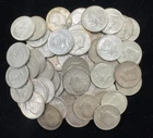 (60) COIN LOT OF CIRCULATED & UNC MIXED MINT 40% SILVER KENNEDY HALF DOLLARS 50c