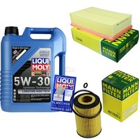 Mann Inspektionspaket 5L Liqui Moly Longtime 5W-30 FüR Skoda Octavia Combi 2.0