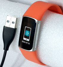 Fitbit Charge 5 Fitness Tracker Watch FB421 Silver - Tested