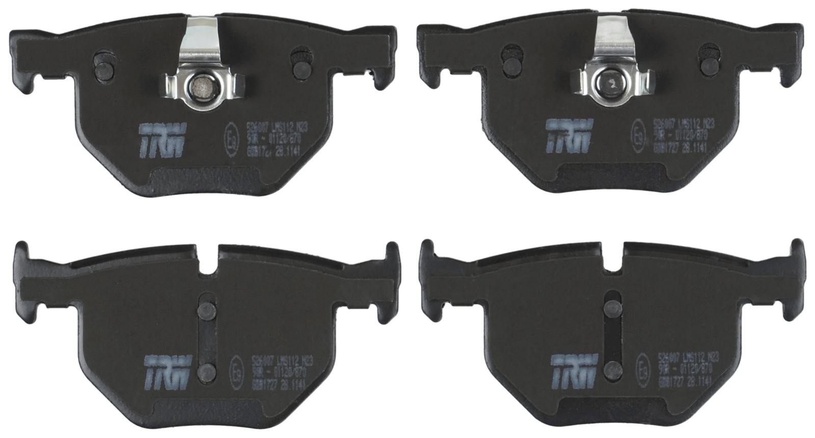 Plaquettes de frein à disque TRW GDB1727 à réduction de bruit et friction stable