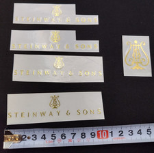 Steinway Piano Painting Decal Sticker 2 Types, Total Of 5 Pieces for iPhone etc