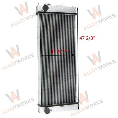 Aluminum Radiator For Hitachi Excavator ZAX330-3 ZAX350-3 ZAX370-3