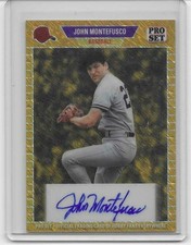 THE COUNT JOHN MONTEFUSCO Leaf Pro Set CASE HIT GOLD Auto Card Autograph 1/1
