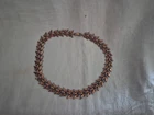 Vtg. Copper Jewelry Necklace Renoir Laurel Leaf Links 16“ Mid Century Choker