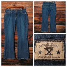 Twenty X Wrangler Jeans Size 11 12 Jackson Boot Cut Lower Rise Slim Fit Denim