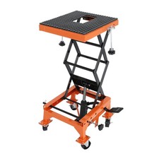 350lbs Hydraulic Motorcycle Lift Table 4 Wheels Atv Dirt Bike Scissor Jack Stand 350lbs Hydraulic Motorcycle Lift Table 4 Wheels Atv Dirt Bike Scissor Jack Stand