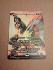 Captain America First Avenger Borderless 88 Marvel Super Heroes MTG