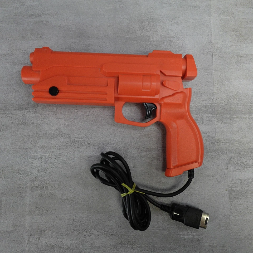 Pistola de luz Sega Saturn Stunner MK-80113 Virtua Controller OEM Arcade CRT probada Foto 2 de 4