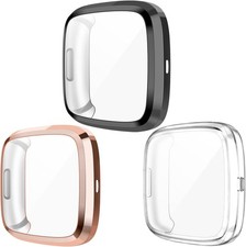 Screen Protective Case Compatible Fitbit Versa 2 Smartwatch TPU Cover