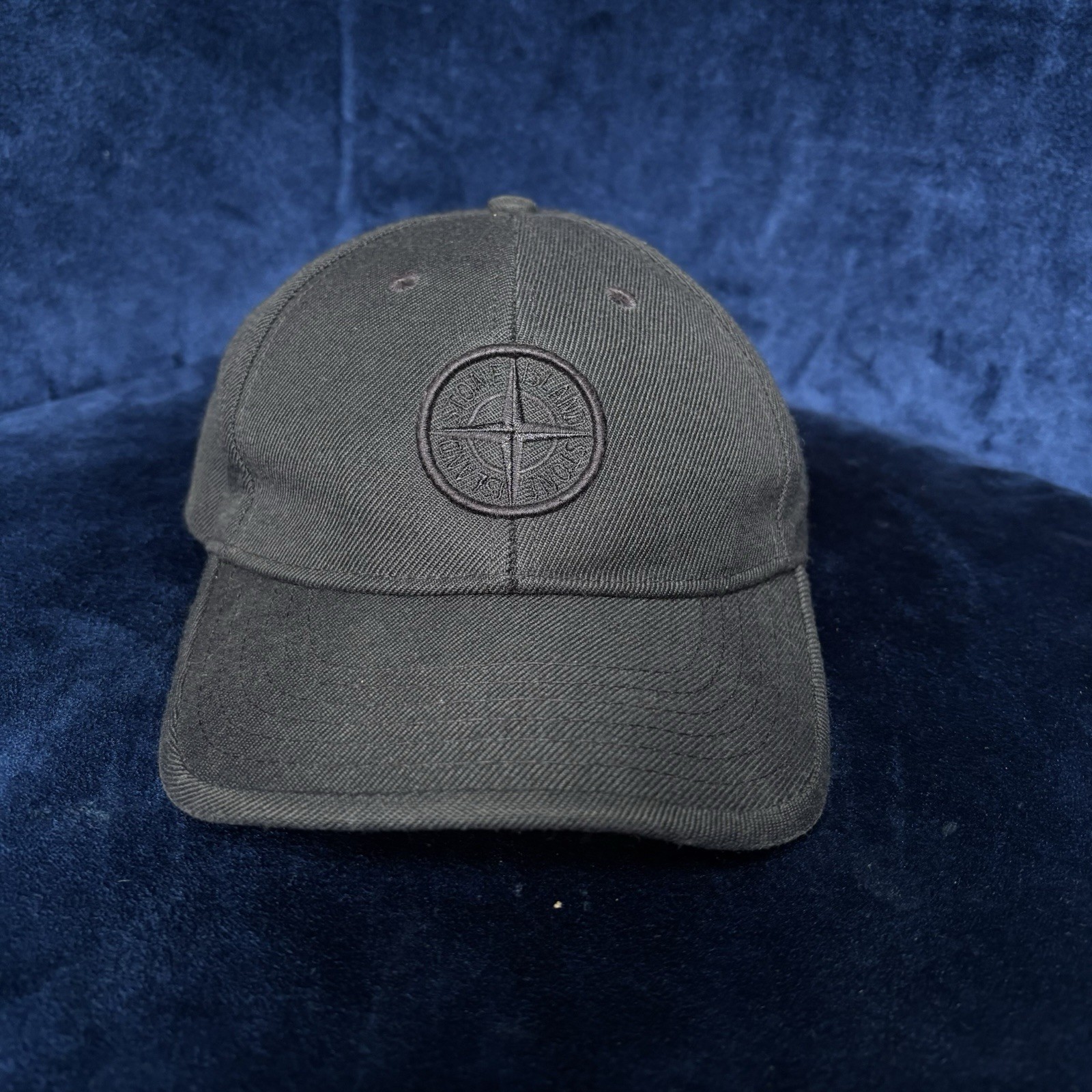Stone Island Junior Logo Embossed Baseball Cap Size 4 12-14 yo Dark Blue thumbnail 3