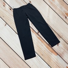 Uniqlo S black dry seamed front sweatpants