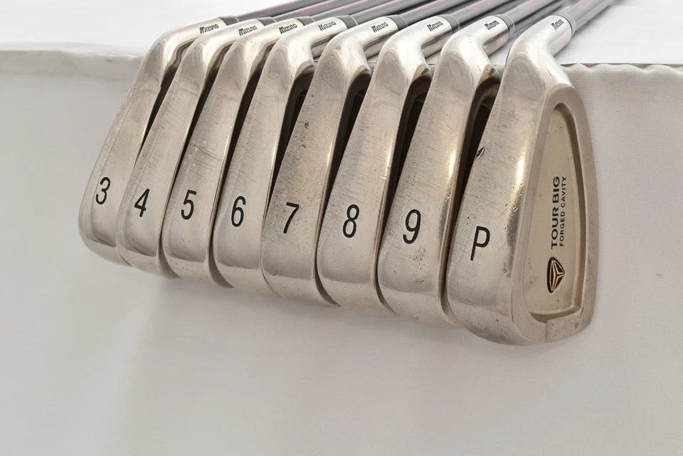 8PCS Mizuno TOUR BIG FORGED CAVITY Iron Set 3-4-5-6-7-8-9-PW RH Flex SR Clubs - Image 3 of 4