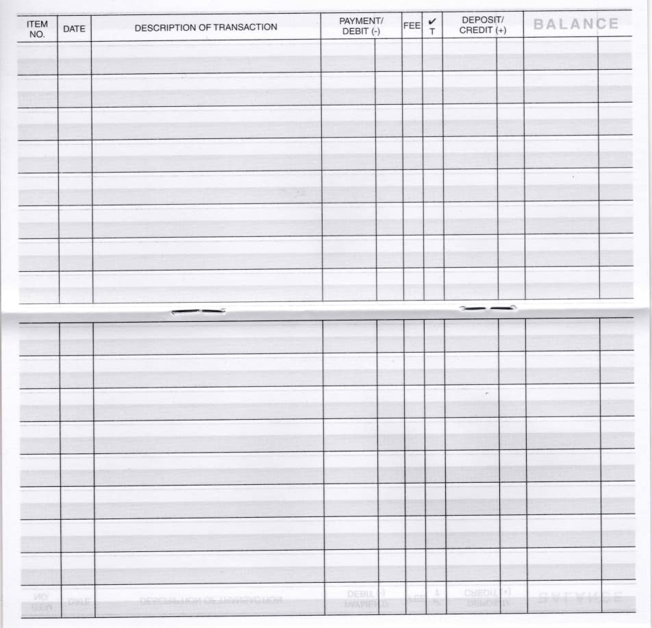 как выглядит 12 Checkbook Transaction Registers 2025-2026-2027 Calendars Check Book Bank ... фото