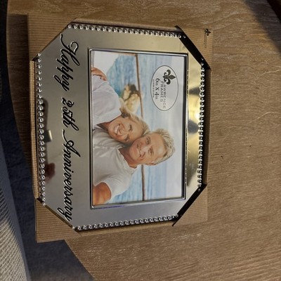 Lawrence Frames 4x6 Happy 25th Anniversary Picture Frame (290064)