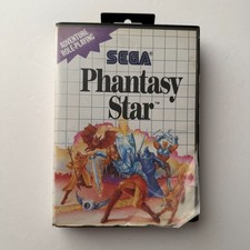 Phantasy Star Sega Master System Game + Box Authentic Tested SMS