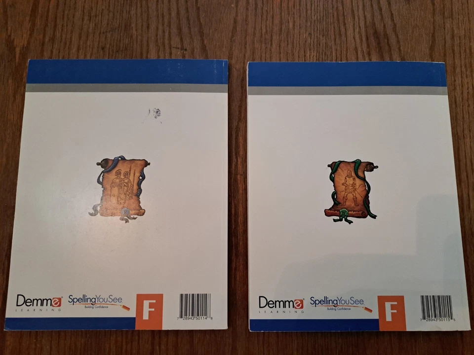 SPELLING YOU SEE Ancient Achievements Student Workbook Part 1 & 2 Level F Set - Image 3 of 4