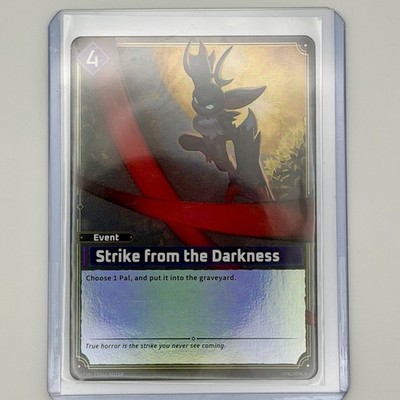 Strike from the Darkness - ETD02-021TSR - Holo Foil Palworld Card Game NM