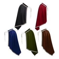 Mens Medieval Shawl Half Shoulder Medieval Knight Cloak Half Shoulder