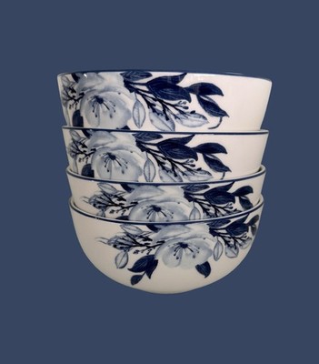 New Mikasa Darcy Set 4 Cereal Soup Bowls 6