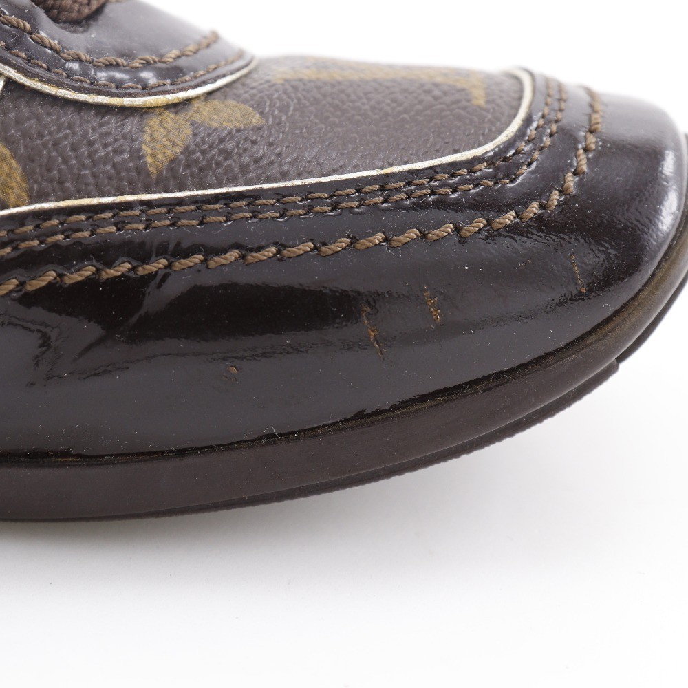Louis Vuitton Low-top Sneakers Monogram Brown Canvas Size 37 US About 6 Women's thumbnail 8