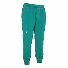 NWT Barco One Boost Jogger Scrub Pants Women s XSP Dark Jade Mid Rise 3 Pocket