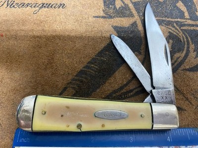 Case XX 3299 1/2 Jack Knife, 1940-1964, Yellow Composite Handles