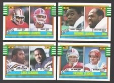 1990 Topps Football - League Leaders (4 card subset)