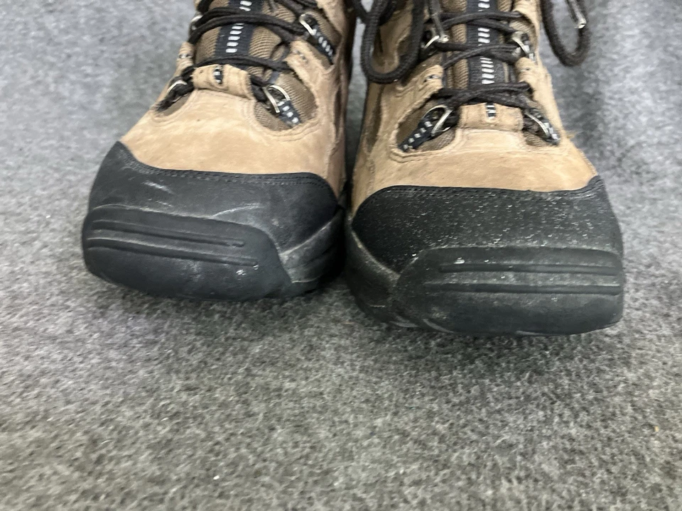 Botas femininas Z-Coil Desert Hiker 10 marrom bobina mola conforto alívio da dor couro - Imagem 3 de 4