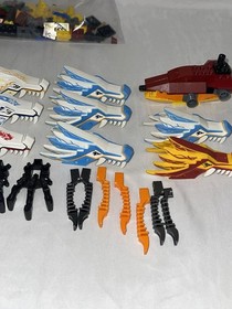 Lego Ninjago Dragon Parts Lot Fire Temple Ice Dragon 2507 2260 9450 RARE