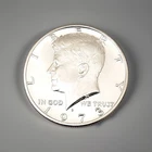 1973 D KENNEDY HALF DOLLAR  AVE CIRCULATED - FREE SHIPPING -