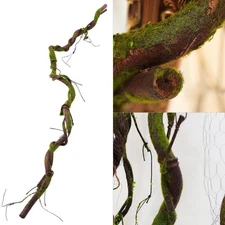 180cm/70.9inch Bendable Realistic Artificial Tree Branches Vines Wall Garden ...