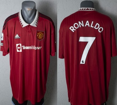Manchester United Ronaldo Jersey 2022/2023 HomeFootball Soccer Shirt Size  3XL