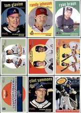 2008 Topps Heritage Baseball Green Backs Complete Your Set #301-400 You Pick!