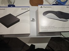 PlayStation PSVR2 PS5  Headset with Controllers charging stations and PC adapter