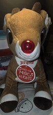 Rudolph The Red Nosed Reindeer Plush 10 in Light Up Musical SEE VIDEO 
