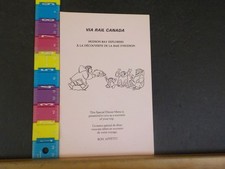 Via Rail Canada Hudson Bay Explorers Menus Two menus
