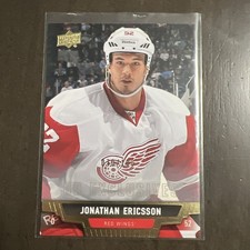 2013-14 Upper Deck UD Exclusives Jonathan Ericsson 070/100 Detroit Red Wings