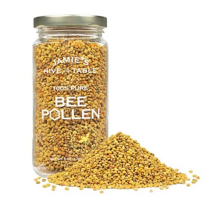 Jamie s Hive to Table 100% Pure Bee Pollen Granules, 6 oz 6 Ounce (Pack of 1)