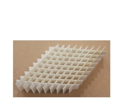 (13) THERMO Cryogenic 100-Cell Cardboard Fiberboard Divider Partition Inserts