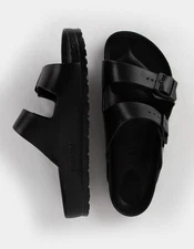 BIRKENSTOCK Arizona EVA Mens Sandals, Color: Black