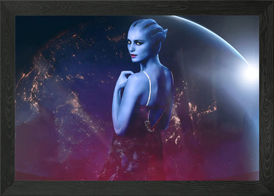 Andromeda Messe Gerahmtes Wandbild Poster Leinwanddruck Bild