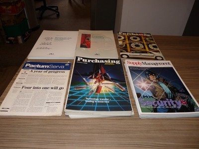 Supply Management Magazines & DTI Leaflets 1990s Purchasing Chain Logistics CIPS