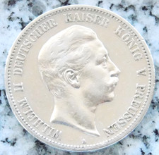 5 Mark 1902 A Preussen Wilhelm 2 Silber Kaiserreich Münze Deutsches Reich selten